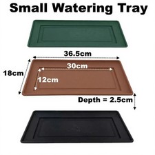 Small Watering Tray Windowsill Plant Pot Planter Saucer Water Drip Base Trays
