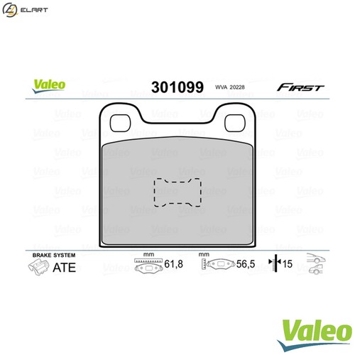 Brake pad set disc - disc,