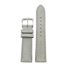 NOMOS Watches - Strap - Velour Leather - 16 Mm - Gray - Size XS - With Clasp