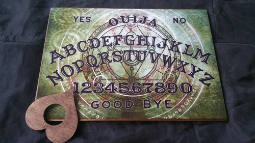 Wooden ouija board - board, game