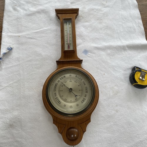 Vintage oak cased banjo - oak,