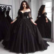 2026 Gothic Black Wedding