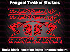 PEUGEOT TREKKER CUSTOM Decals/Stickers RED & BLACK TKR BUXY SPEEDFIGHT