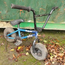 Rocker Irok Seafoam Mini BMX Bike Project Blue Silver Rare Free UK Delivery