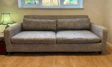 Habitat Chester Sofa Three Four Seater. Grey Charcoal Wool Fabric. Like Turnmill
