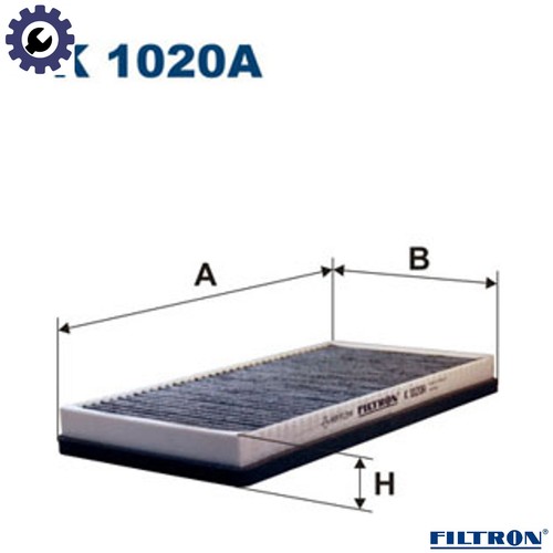 Filter cabin air 1020a - filter,