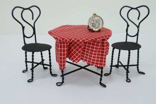Vtg dollhouse miniature patio - vtg,