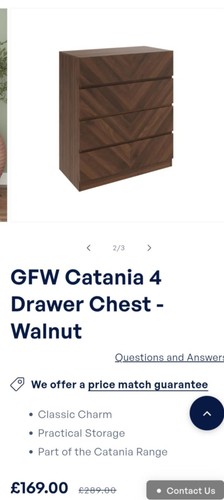 Gfw catania drawer - catania, of