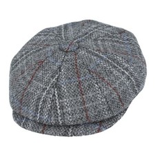 Men’s Grey Check Tweed Wool