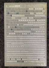 LETRASET Lettering 30pt