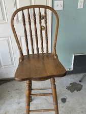 Vintage solid oak wood - solid,