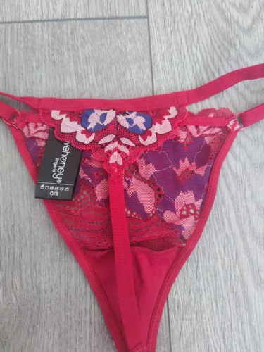 Lovehoney red lace floral - red,