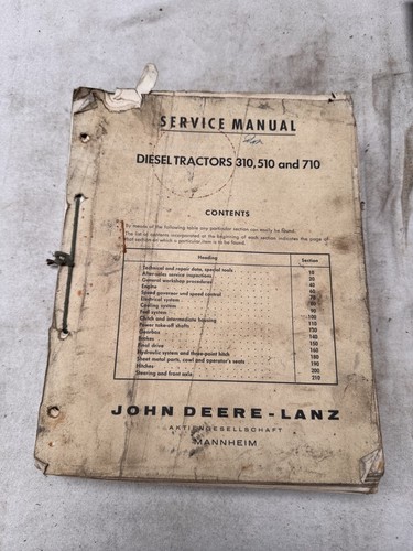John deere lanz diesel - deere,