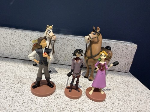 Disney store tangled figures - disney,