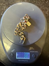 Men's Gold Curb Bracelet 9ct