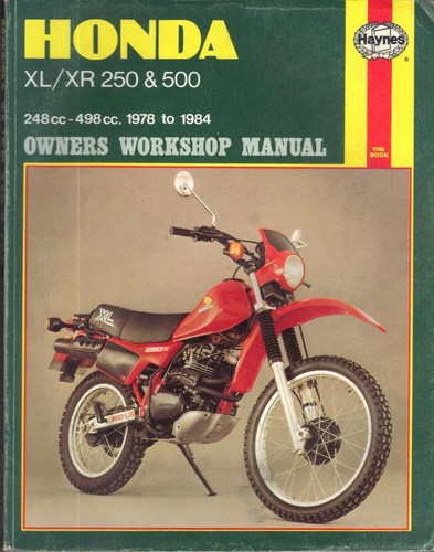Honda xl250 xl250r xl500 - honda, s,xl250r,xl500