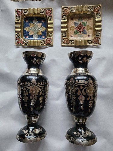 Vintage metal decorative set - vintage,