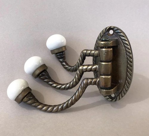Vintage brass and porcelain - vintage,