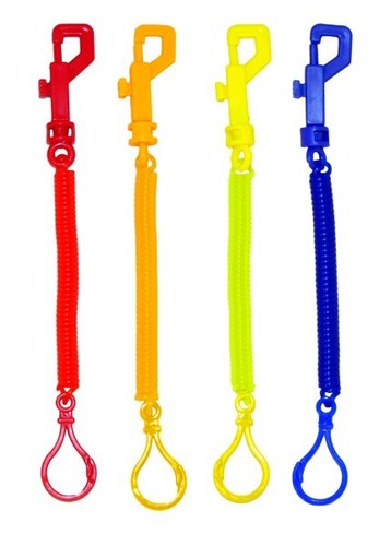 Keyring spring coil spiral - keyring,