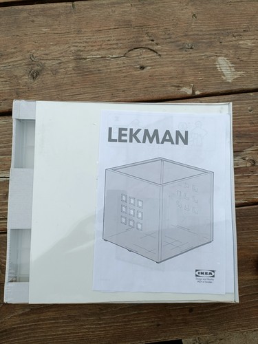 Ikea lekman white storage box - ikea,