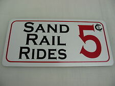 SAND RAIL RIDES 5 Cents Sign 4