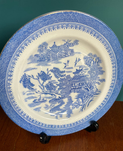 Vintage blue white side - vintage,