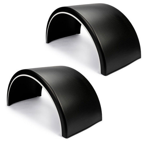 Pair twin wheel mudguards - pair,