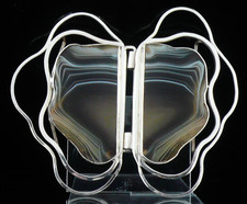 Sterling Silver & Agate Nurses