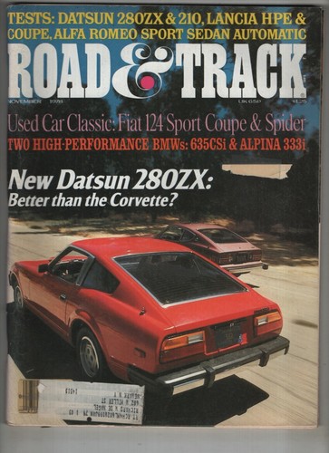 Road track mag datsun 280zx - road, &