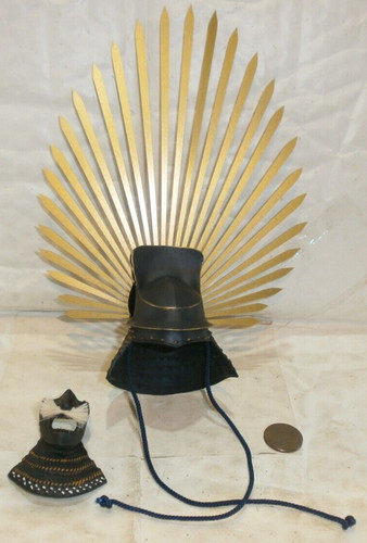 Samurai helmet with - samurai,