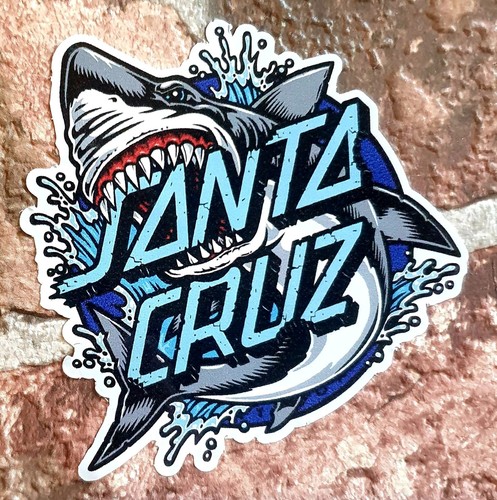 Santa cruz 80mm sticker - santa,