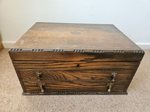 Large vintage solid oak - vintage,