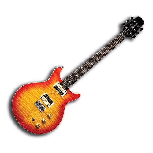 Hamer sunburst electric guitar - hamer,