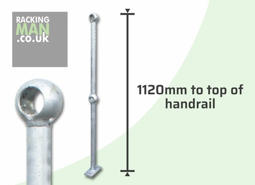 Mezzanine floor handrail - floor,