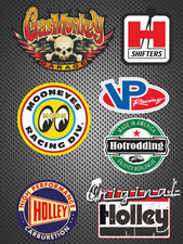 Hot Rod Stickers x 7  Tool Box