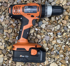 Cordless Hammer Drill AEG BSB 18G  2 speed , Charger & 2 x  18v 1.4Ah  Batteries