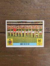 world cup 1970 panini mexico 70 - red/black original - Mexico