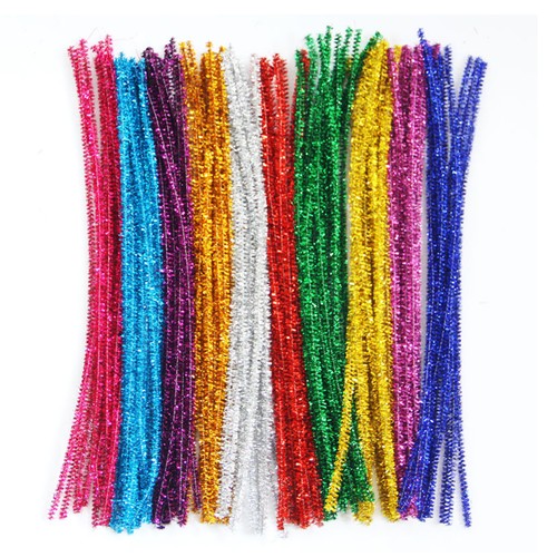 100pcs wire tinsel - 100pcs, metal