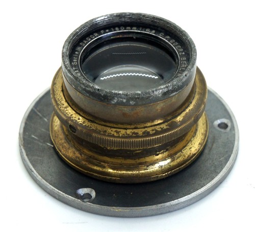 Vintage brass lens - , goerz