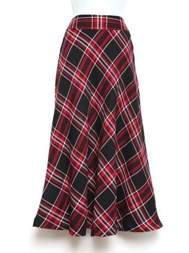 Viyella black red white plaid - white,
