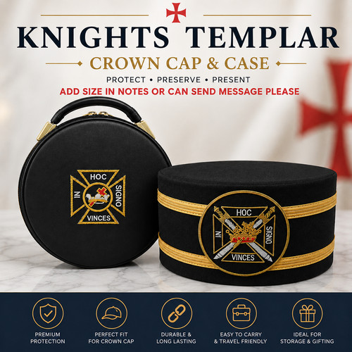 Knights templar crown cap - knights,
