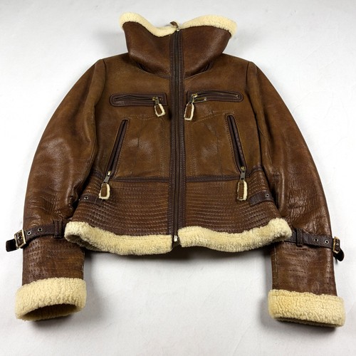 Vintage shearling leather - vintage,