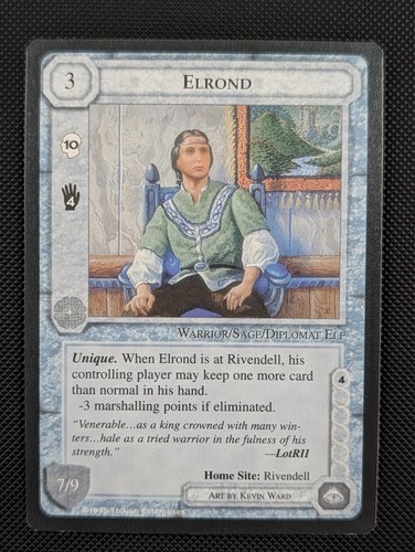 Elrond middle earth ccg - elrond,