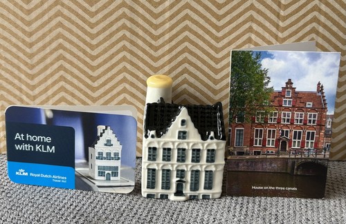Klm delft miniature house - miniature,