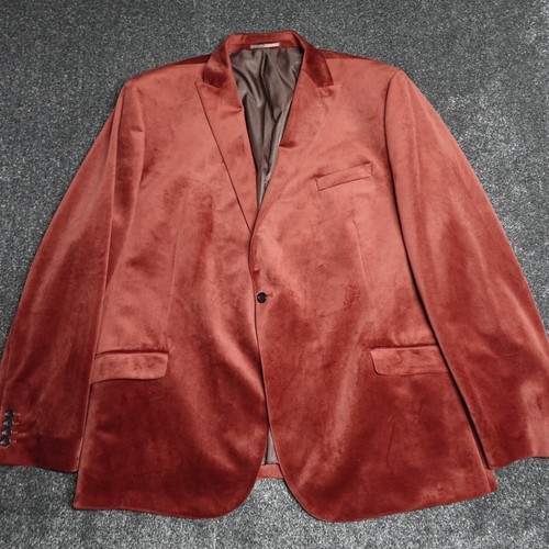 Next velvet blazer jacket red - next,