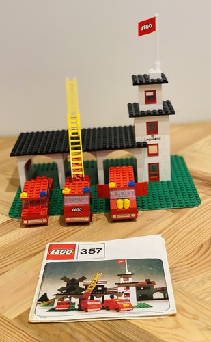 Vintage lego 357 fire station - 357,