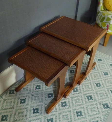 Plan nest tables teak and - nest, of