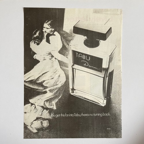 Tabu perfume advertisement - tabu,