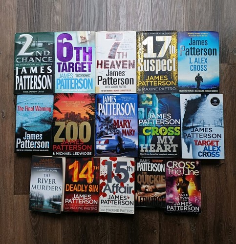 James patterson book bundle - james,