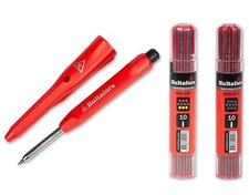 Hultafors Dry-Marker Deep Hole Carpenters Pencil Or Refill Graphite/Colour Leads